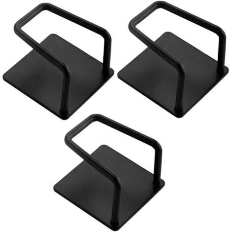 Lot de 3 supports de rangement pour éponges, étagère de cuisine, organisateur d'évier, support d'éponge auto-adhésif, Sto-14838 (1/5)