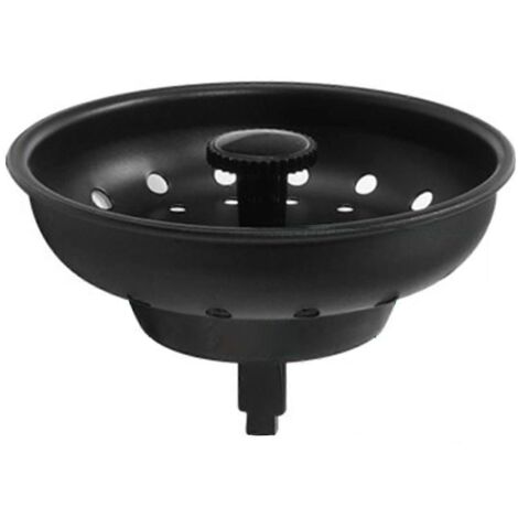 Bouchon de bonde d'évier à pression, anti-obstruction, écoulement rapide, universel, en acier inoxydable, avec filtre et couvercle Jikaix (1/5)