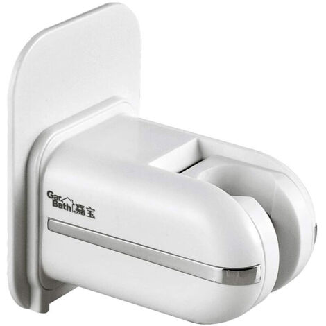 Adaptateur de support de pommeau de douche réglable GarBath en plastique, étanche, fixation murale, composants de douche universels (1/5)
