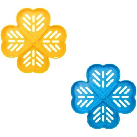 Séparateur de jaunes d'œufs (lot de 2) - Panier filtre à blancs d'œufs portable (capacité : 4 œufs), outil de pâtisserie pour la cuisine. (1/5)
