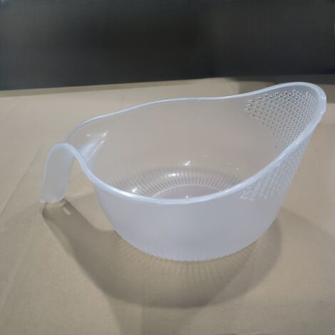 Panier de nettoyage et de filtration multifonctionnel - Doté d'une poignée, ce panier en plastique innovant est conçu pour les fruits et légumes (1/5)