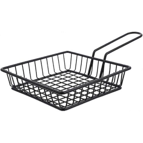 Panier à friture, panier à friture française, passoire à friture, passoire, filtre à aliments, cuillère à soupe, paniers de service, paniers à frites (1/4)