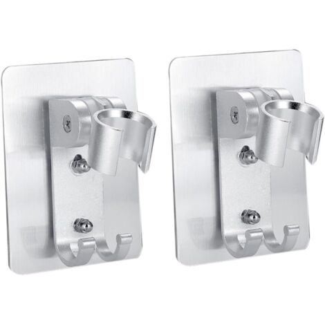 Support de pommeau de douche, support en aluminium spatial, support de bras de douche (2 pièces) (1/5)