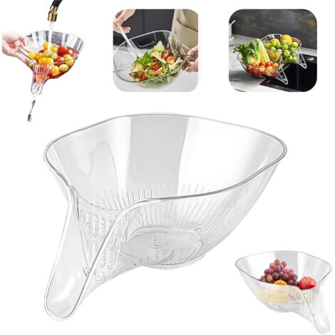 Panier à légumes multifonctionnel avec passoire et égouttoir à pâtes (1/5)