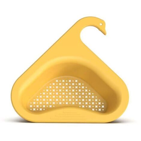 Panier d'égouttage Swan (jaune), passoire multifonctionnelle pour évier de cuisine (1/5)