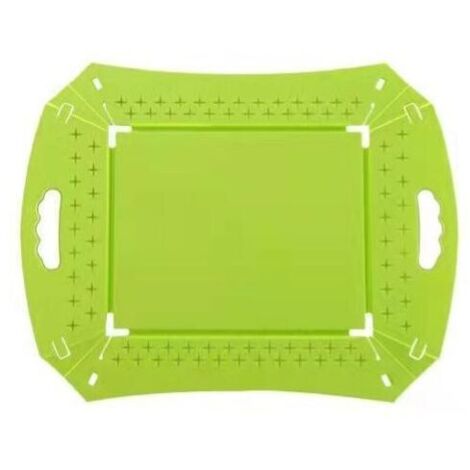 Panier de cuisine pliable et multifonctionnel pour fruits et légumes, planche à découper, panier portable créatif 3 en 1 avec égouttoir pliable et filtrable (1/5)