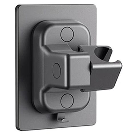 Support de pommeau de douche sans perçage - Support de douchette à main réglable et rotatif à 360° pour pommes de douche standard (1/5)