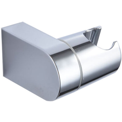 Receveur de douche mural, base fixe en plastique ABS galvanisé, pommeau de douche à main, support réglable et mobile (1/5)