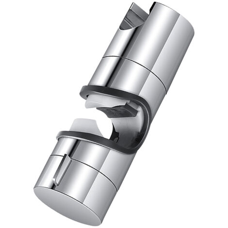 Support de pommeau de douche chromé, barre coulissante réglable, support de douchette pivotant à 360° pour salle de bain, support de douchette à main (1/5)