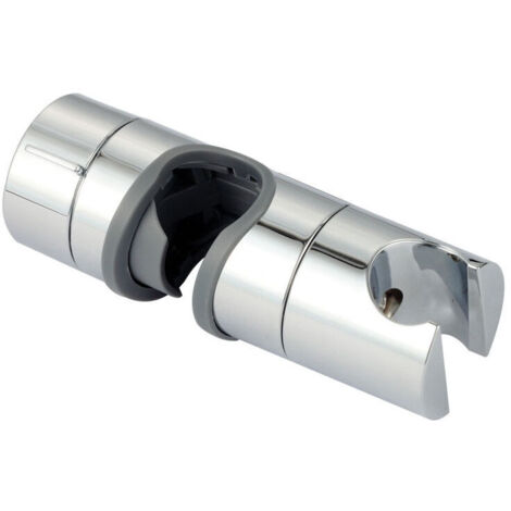 Support de douche pour douchette à main de 18 à 25 mm de diamètre, accessoires de salle de bain, colonne de douche réglable, support de pommeau de douche chromé en ABS (gris) (1/5)