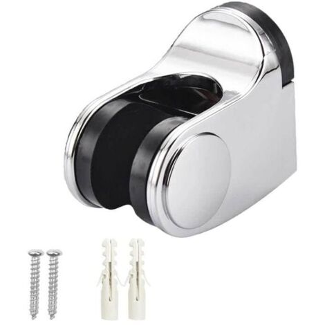 Support mural réglable pour pommeau de douche à main, lot de 4 supports muraux réglables en hauteur pour pommeau de douche (1/4)