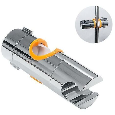 Support de barre de douche coulissant, base, support réglable, pince de fixation pour salle de bain (1/4)