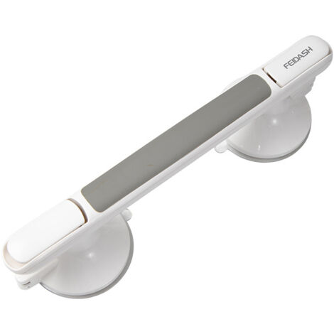 Poignée de douche à ventouses (2 ventouses), poignée de baignoire, fixation sans perçage, accoudoir de salle de bain mobile-AquaForge (1/3)