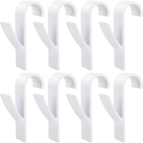 8 porte-serviettes, crochet pour congélateur, crochet blanc, crochet pour réfrigérateur-AquaForge (1/5)
