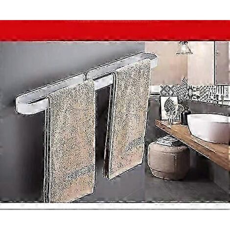 [RM] Porte-serviettes Porte-serviettes de 40 cm, sans perçage, convient aux salles de bain-AquaForge (1/4)