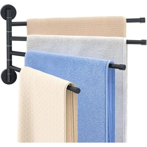 Porte-serviettes pivotant pour salle de bain-AquaForge (1/5)