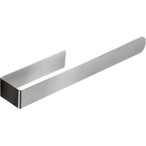 Porte-serviettes multifonctionnel en acier inoxydable, barre porte-serviettes auto-adhésive pour salle de bain et cuisine, antirouille et facile à installer grâce à son adhésif.-AquaForge (1/5)