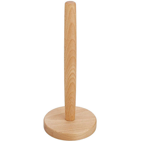 Porte-serviettes de cuisine classique, en bois, 13 x 13 x 31 cm-AquaForge (1/5)