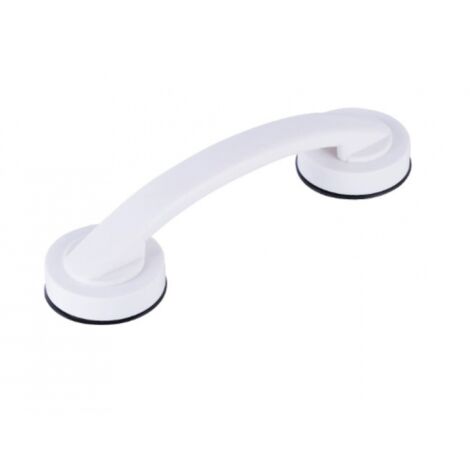 Poignées pour grandes portes et fenêtres en verre, portes coulissantes de salle de bain, armoires, poignées sans trou, poignées de réfrigérateur, poignées de douche (blanches)-AquaForge (1/5)