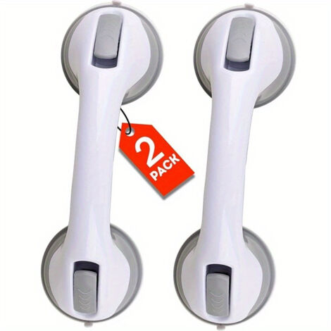 Poignée de douche à ventouses, pour baignoire/douche, pour surfaces dures uniquement-AquaForge (1/5)