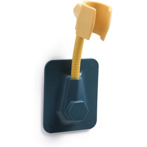 Support de pommeau de douche réglable pour salle de bain, support mural pour douchette à main, supports de douche, accessoires de salle de bain pour outils de douche (bleu) (1/5)