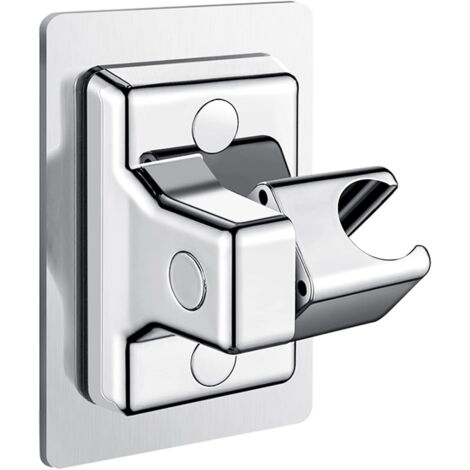 Supports de pommeau de douche en 2 pièces, pommeau de douche en ABS sans perçage (1/5)