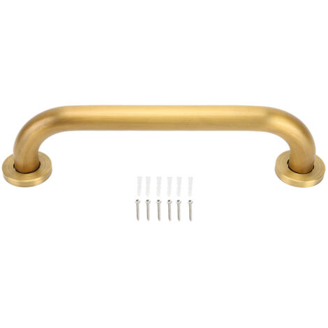 Poignée de douche en cuivre 30 cm, poignée de sécurité pour salle de bain, poignée de baignoire pour personnes âgées-AquaForge (1/5)
