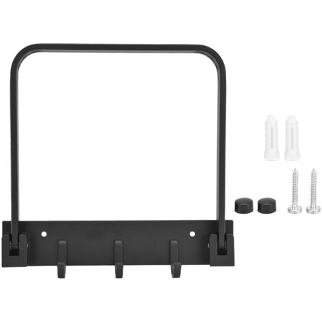 Étagère murale télescopique pliable pour salle de bain, multifonctionnelle, avec crochets, support pour lavabo et porte-serviettes.-AquaForge (1/5)