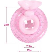 Bouée bébé gonflable avec siège,