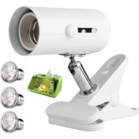 Lampe chauffante pour reptiles, lampe pour aquarium à tortues, lampe chauffante pour tortues