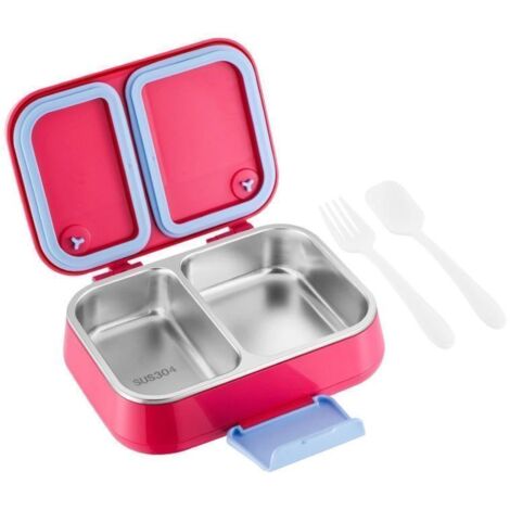 Boîte à lunch à double compartiment avec isolation de haute qualité, fabriquée à partir de matériaux de qualité alimentaire (1/5)