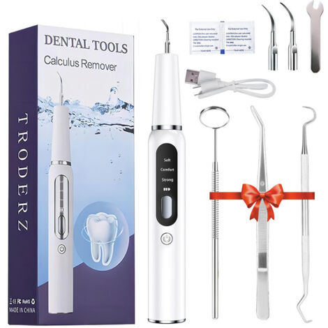 Appareil de nettoyage dentaire ultrasonique efficace : Intelligent Soft To (1/5)