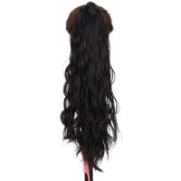 Pince à cheveux ondulée de 61 cm de long, en fibres synthétiques