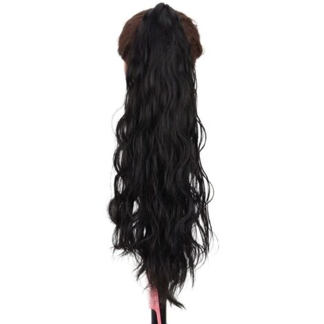 Fermaglio per capelli a onda lungo 24 pollici, realizzato in fibre sintetiche. (1/2)