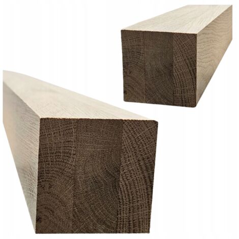 Konstruktionsholz - Eiche - 6 x 6 x 100 cm - Naturfarbe - Robust und ästhetisch