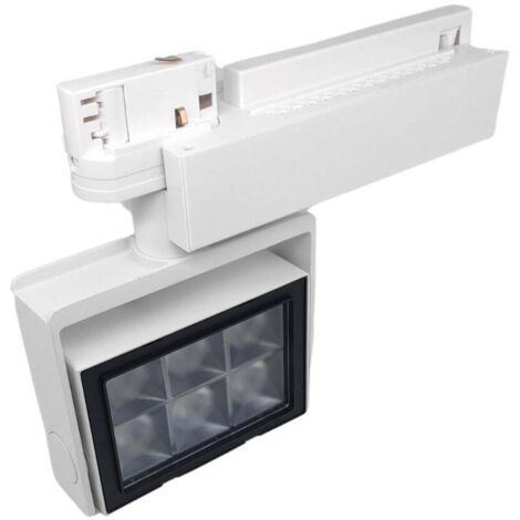 Proyector Carril Led 4 Vías 30w 3000k 3800 lúmenes (1/5)