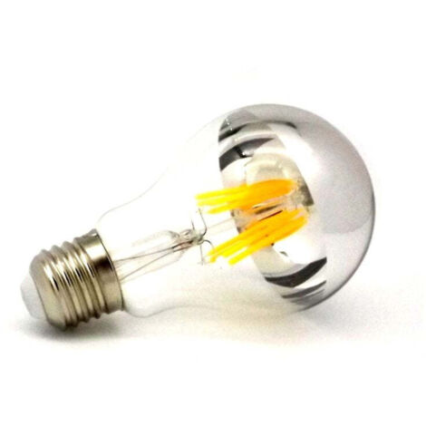 Bombilla Decorativa LED Globo G95 con Espejo - Luz Cálida 3000K, 6W (1/2)