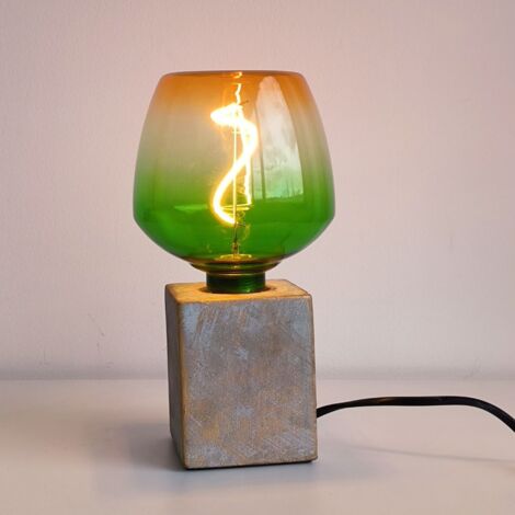 Bombilla LED Decorativa E27 4W 1800K Filamento Degradado Verde y Naranja (1/5)