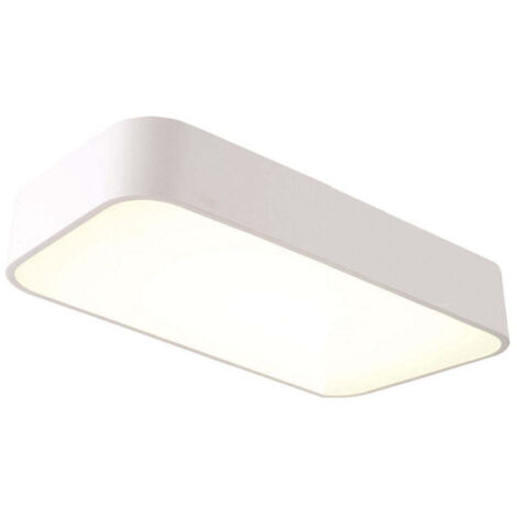 Plafón Techo Led Rectangular 4200K 40W / 60W / 85W / 122W - Aluminio Blanco (1/2)