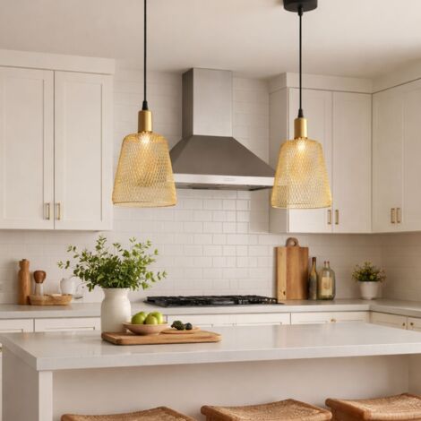 Tulipa de Metal LED Campana Plegable para Lámpara de Techo (1/5)