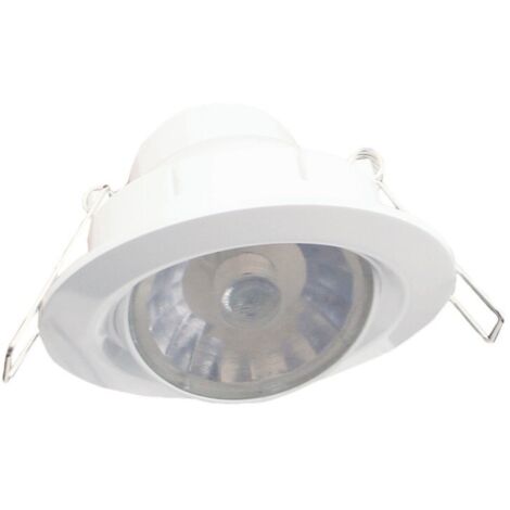 Downlight Led Redondo Empotrable Orientable 8W 3000K / 6000K corte 75 mm (1/2)