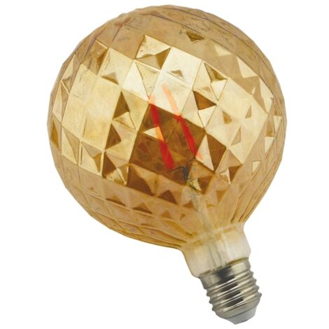 Bombilla Filamento LED Globo Dorado E27 4W 2200K (1/2)