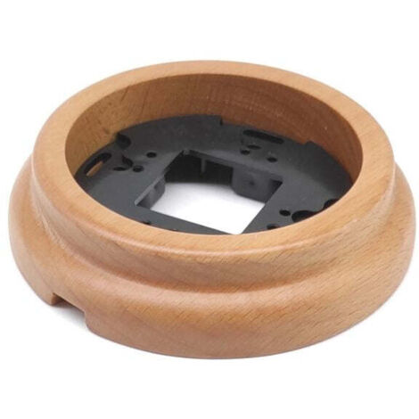 Marco Simple Superficie de Madera Clara (1/3)