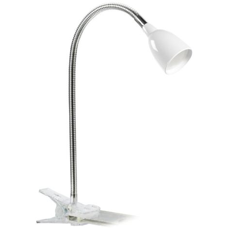 Flexo LED 3W 6400K con Pinza de Sujeción: Iluminación Versátil y Eficiente para Cualquier Espacio (1/2)