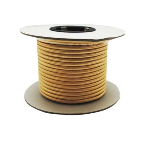 Cable Eléctrico Textil sección de 2x0,75 mm -Varios Colores Rollo 25m
