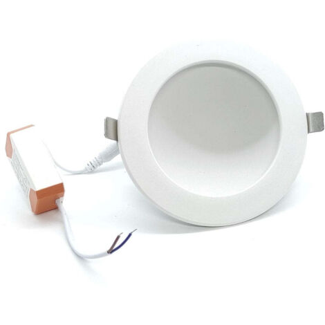 Downlight LED Empotrable Regulable 24W 6500k Redondo con LED Oculto (1/2)