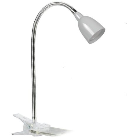 Flexo LED 3W 6400K con Pinza de Sujeción: Iluminación Versátil y Eficiente para Cualquier Espacio (1/2)