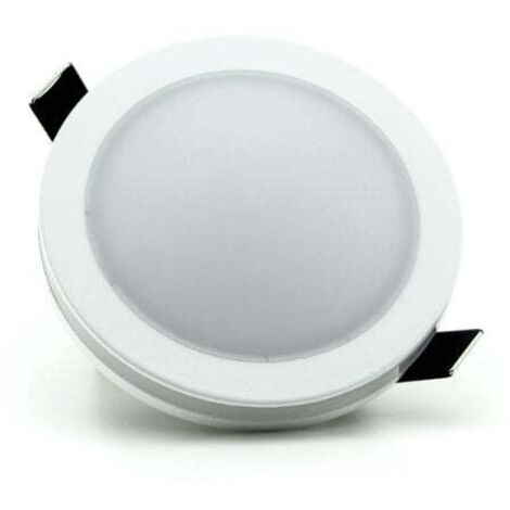 Downlight LED Empotrable 10W Redondo - Corte 90mm, IP44 - Ideal para Baños