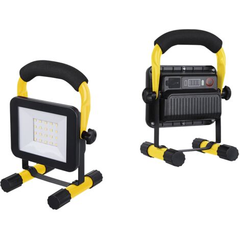 Foco de Trabajo Proyector LED Portátil Recargable 10W 4000K IP54 (1/2)