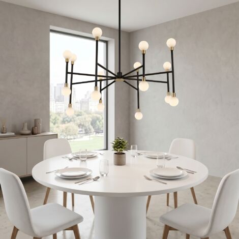 Lámpara Colgante LED Araña con 16 Focos G9 48W 3000K (1/2)